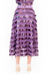 Jasmini Midi Skirt - Liliac Fringe